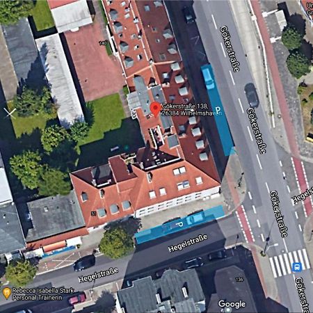 Küstenapartment mit großem Wohnzimmer Wilhelmshaven Exterior foto